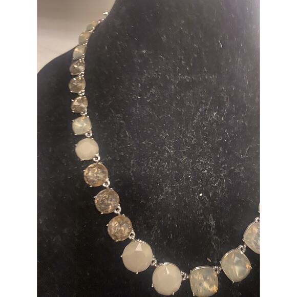 LOFT Necklace Rhinestones 18 Inches - Picture 4 of 5